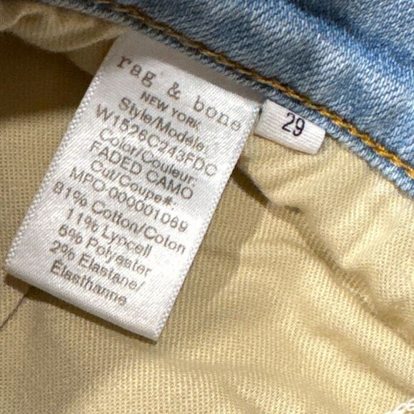 Rag & Bone Cate mid rise ankle skinny jeans size 29 - Picture 5 of 7
